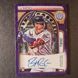 lot 7 image: Brent Rooker Autographed Topps Gypsy Queen 95150, GQA-BRO