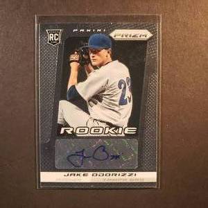lot 19 image: Jake Odorizzi Autographed Panini Prizm No. RJO
