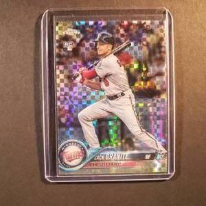lot 33 image: Zack Granite Topps Chrome Rookie Card #154 Refractor