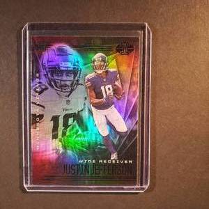 lot 34 image: Justin Jefferson Panini Rookie Card No. 22