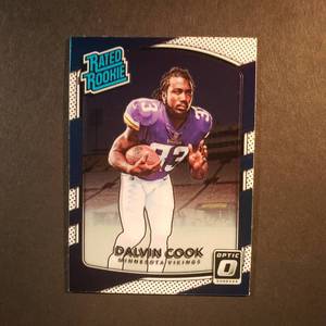 lot 43 image: Dalvin Cook Panini Rated Rookie, Donruss Optic, No. 193