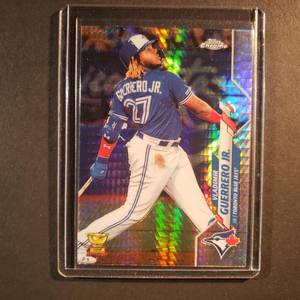 lot 44 image: Vladimir Guerrero Jr. Prizm Refractor Topps Chrome 133
