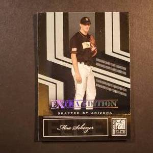 lot 66 image: Max Scherzer Rookie Donruss Elite Extra Edition No. 33