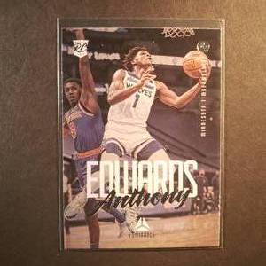 lot 99 image: Anthony Edwards Pinnacle Luminance Rookie No. 143