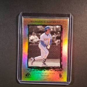 lot 105 image: Carlos Beltran Wilmington Blue Rocks Upper Deck Top Prospects No. 15