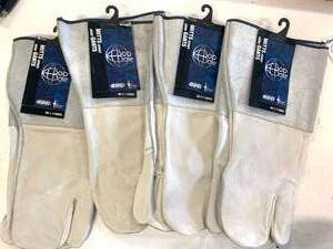 Lot of 4 New Grain Leather Cowhide Glove Size XL