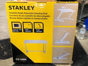 New Stanley Foldable Adjustable Desk