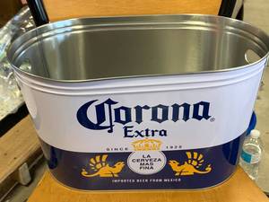 New Corona Extra Metal Ice Bucket 16 Inch Wide