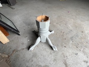 Round Top Wood Table