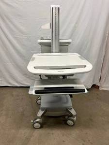 WOW MSRP $6000 Ergotron StyleView EMR Laptop Notebook Sit To Stand Locking Powered Cart for Healthcare, Inventory &amp At Home Portable Office Desk - Great Used Condition - Untested - Electronics Not Included No Key 1st Pic - Stock Photo