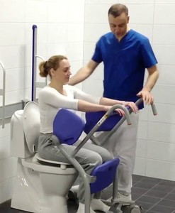 MSRP $3000 Arjo Sara Stedy Patient Transfer Lift Disability Standing Lift Aid Mobility Steady - We Rarely Get These In - Great Working Condition See Youtube For How This Patient Aid Works
