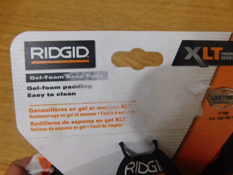lot 40 image: RIGID Gel Foam Knee Pads XLT Premium One Size Brand New