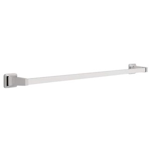 lot 65 image: Franklin Brass Futura 30 in. Towel Bar in Chrome (6 pc)