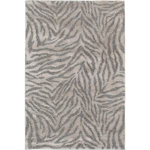 lot 83 image: Bazaar Kenia CloudMetal 5 ft. x 7 ft. Animal Print Polypropylene Area Rug