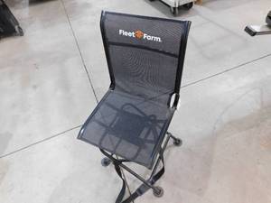lot 8 image: Black Mesh Lite Portable Chair