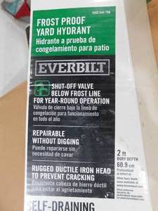 lot 49 image: Everbilt 2 ft. Bury Depth Frost-Proof Yard Hydrant