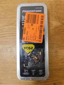 lot 135 image: New - Powercare Pro YC62 Titanium chain 2 Pack