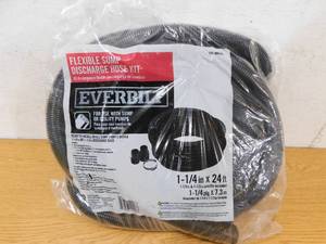 lot 68 image: Everbilt 1-14 in. x 24 ft. Sump Pump Discharge Hose Kit
