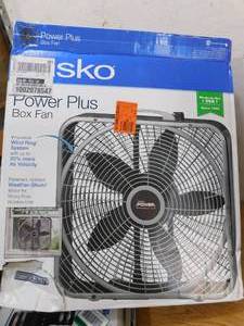 lot 103 image: New - Lasko 20 in. Power Plus Box Fan