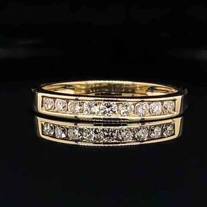 Classic Elegance 0.30ctw Diamond Channel Band � Eternity Ring in 14k Yellow Gold