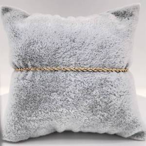 Classic Twisted Rope Chain Link Bracelet in 14k Yellow Gold