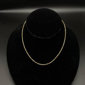 DESIGNER MA Michael Anthony Rope Link Chain Necklace in 14k Yellow Gold MADE IN USA
