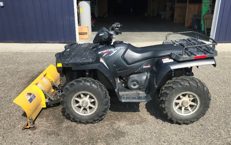 2008 Polaris Sportsman 500 AWD w Plow