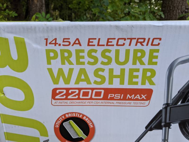 Brand New Sun Joe SPX4003-ULT Electric Pressure Washer 2200 PSI 1.6 GPM 14.5 Amp Motor 