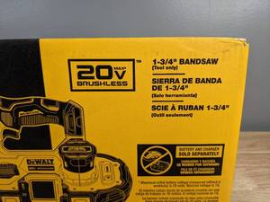 Brand New DEWALT ATOMIC 20-Volt MAX Cordless Brushless Compact 1-34 in. Bandsaw 