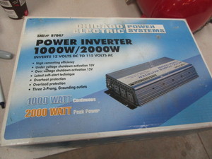 Chicago Electric AC  DC power inve...