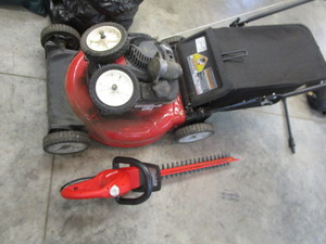 Trim mower, electric hedger...