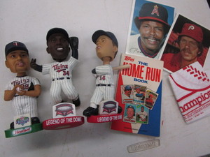 Twins bobbleheads Eddie Guardado, ...