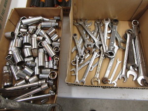 Combination wrenches. Sockets...