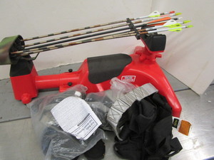 Shooting rest, quiver  arrows - a ...