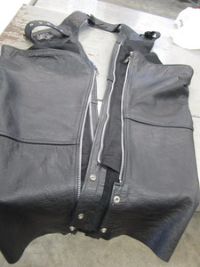 Leather chaps - womens L...