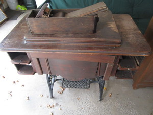 Treadle sew machine, New Home...