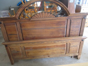 Headboard (53H) and footboard, 64...