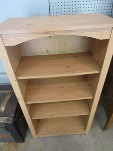 Book shelf, pressboard 28Wx40H...
