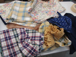 Longaberger fabric - basket liners,...