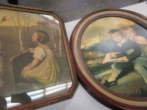 Antique Spring Song print and Bow...