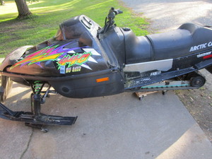 Arctic Cat parts sled - NO motor...