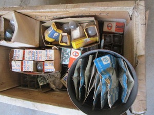 Vintage snowmobile bulbs...