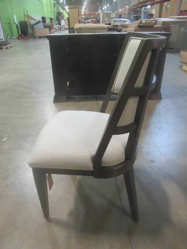 lot 315 image: CREATED FOR MACYs SHING MARK FURNITURE, Upholstered Armless Chair.