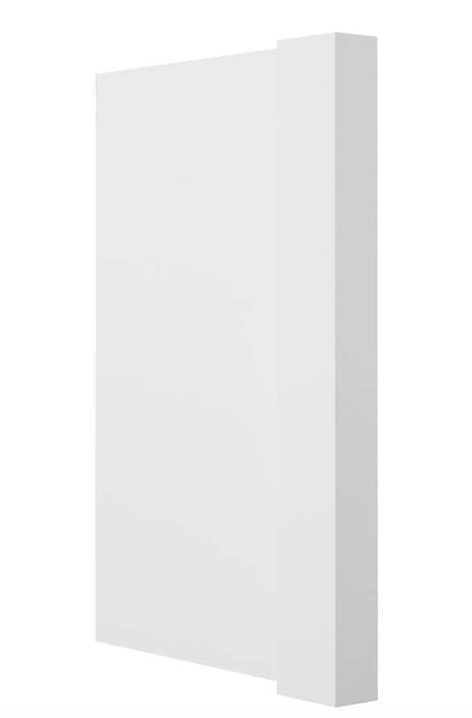 lot 936 image: HAMPTON BAY Designer Series 24.5x34.5x3 in. Dishwasher Return End Panel in White