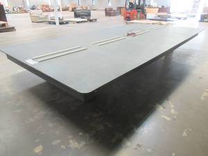 lot 1 image: Large Display Retail Platform, Was Hard-Wired to Power With 8 Power Strips For Electronic Displays. Approximate Dimensions 96 x 192 x 27 Tall.