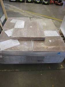 lot 316 image: LOT OF 25 CASES Random Textured 2 ft. x 2 ft. Ceiling Tile ( 16 sq. ft.  case) (APPROXIMATELY 400 SQ FT TOTAL)