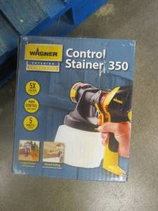 lot 369 image: WAGNER Control Stainer 350 HVLP Handheld Sprayer (OPEN BOX)