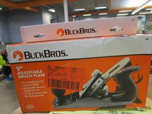 lot 387 image: BUCK BROS 9 in. Bench Plane (OPEN BOX)