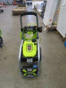 lot 459 image: RYOBI 3300 PSI 2.5 GPM Cold Water Gas Pressure Washer with Honda GCV200 Engine (MISSING WAND, RUNS, IN NICE CONDITION)