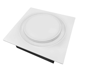 lot 343 image: AERO PURE Quiet Adjustable 50-80-110 CFM Energy Star Bathroom Ventilation Fan 0.4 Sones Fits 2 in. x 4 in. Joists White